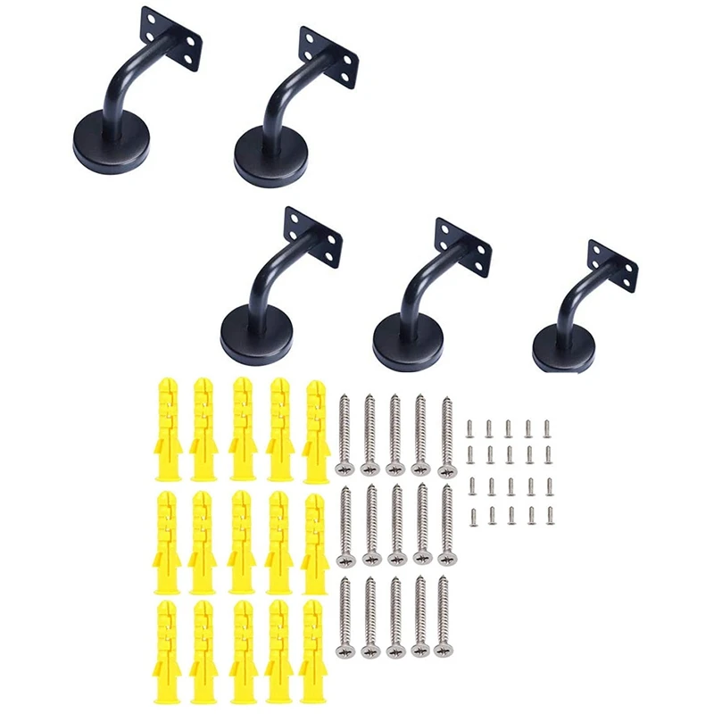 Прочный кронштейн для поручней твердый перил поручни лестницы 5 шт. плоское