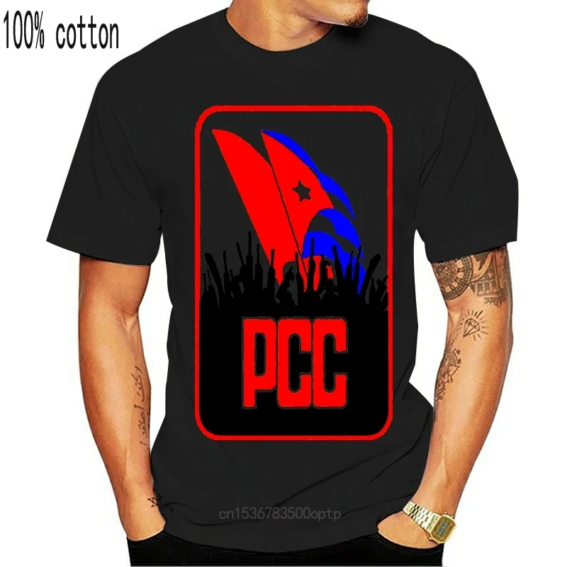 

New Cuba Pcc Party T-Shirt S-Xxxl Communist Party Castro More Size And Colors Tee Shirt