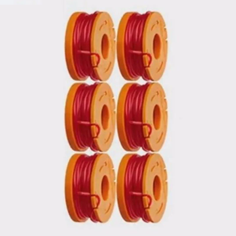 6 шт набор триммерная катушка линия 10 футов часть инструмента для Worx-WA0010 трава