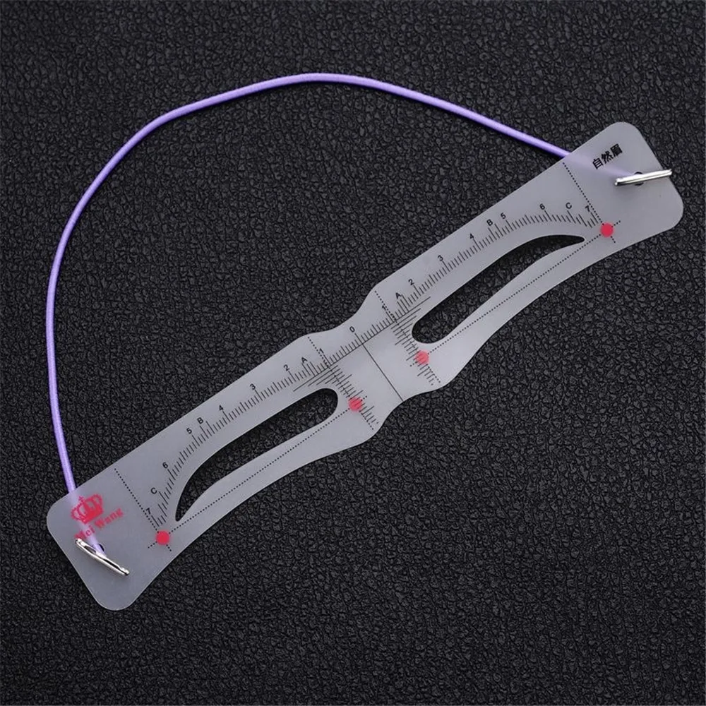 12 стилей фиксируемый трафарет для бровей Уход шейпер шаблон многоразовые