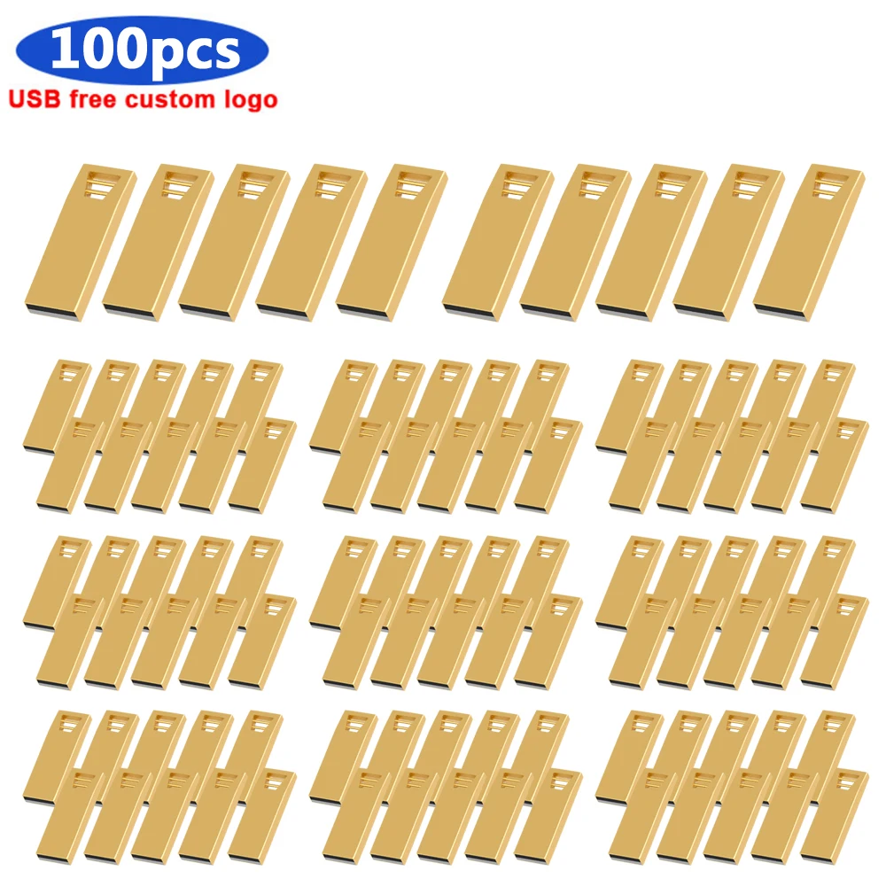 

Real capacity 100pcs/lot free Customize logo Mini Metal Pen drive 4gb 8gb 16gb 32gb 64gb 2.0 memoria usb For photography