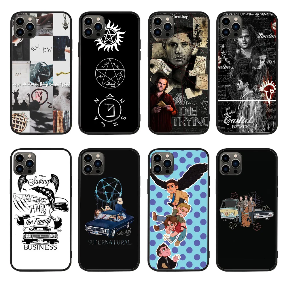 

Supernatural SPN Dean And Sam Phone Case For Apple iPhone 13 Pro Max 11 12 13Mini X XR XS 6 6s 7 8Plus Non-slip Phone Cover
