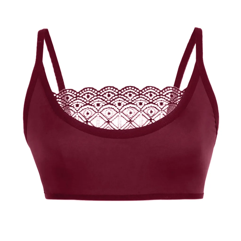 Сексуальный женский эластичный бюстгальтер кружевной Лифчик безрукавка бюстье