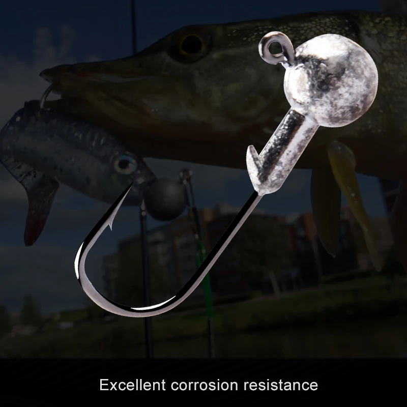 JIUYU 10pcs/Lot Exposed Lead Jig Head 1g -5g Hook Baits Fishing Hooks Jigging Luya Accessories Carp | Спорт и развлечения