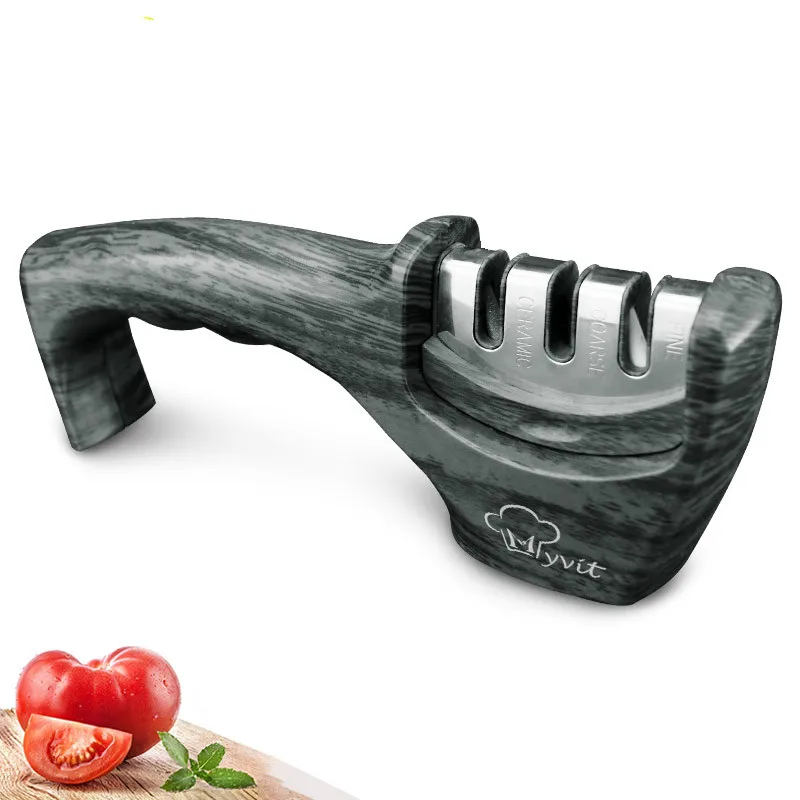 

Knife Sharpener 3 Stages Professional Whetstone Kitchen Sharpening Stone Tungsten Diamond Ceramic Grinder Chef Accessories Tool