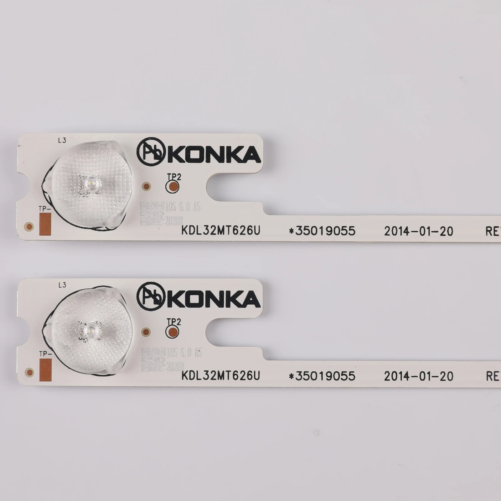 32 дюйма подсветка полосы 1 набор = 4 шт. (2 шт * 4LED + 2 3LED) 1LED 6V KDL32MT626U 35019056 35019055 |