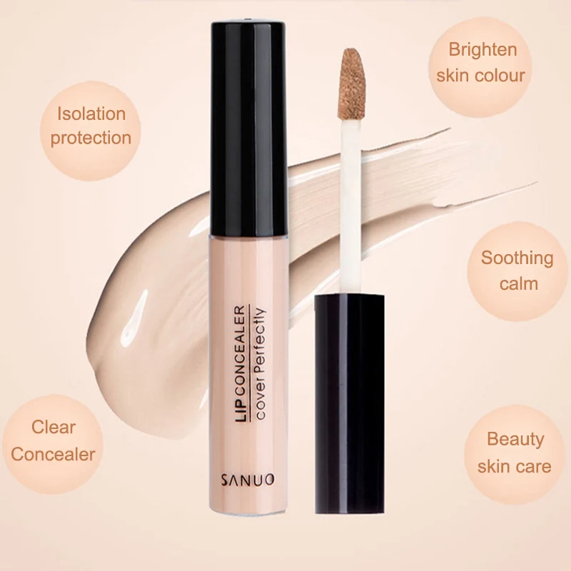 Шелковистый консилер для губ палочка покрытие прыщи веснушки ручка шрамы основа