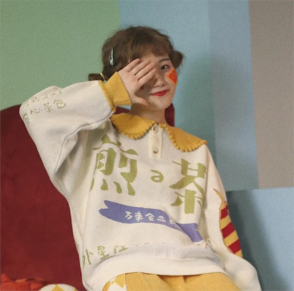 Winter Original Design Cute Sweet Thick Cotton Sweater For Women Pullover Knitted Jumpers Top Loose Preppy Style High Quality | Женская