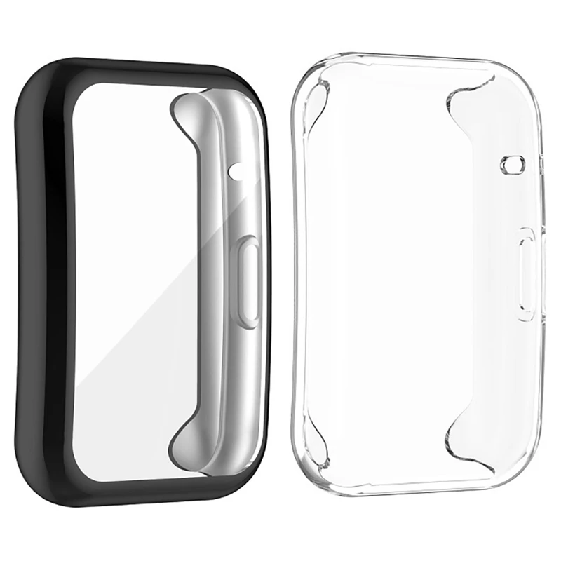 

Защитный чехол для часов Huawei Watch Fit, мягкий защитный чехол из тпу, цветное покрытие