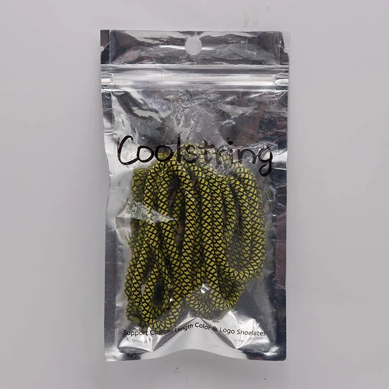 

5MM Double Color Round Sneaker Shoelaces High Top Outdoor Walking Hiking Boot String Shoes Cords for Pants Cap