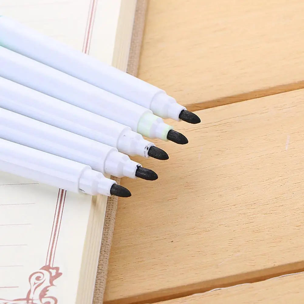 Черная школьная фоторучка 10 шт., сухая белая ручка, ластик в доске, Детские маркеры для рисования, ученические маркеры L0h5