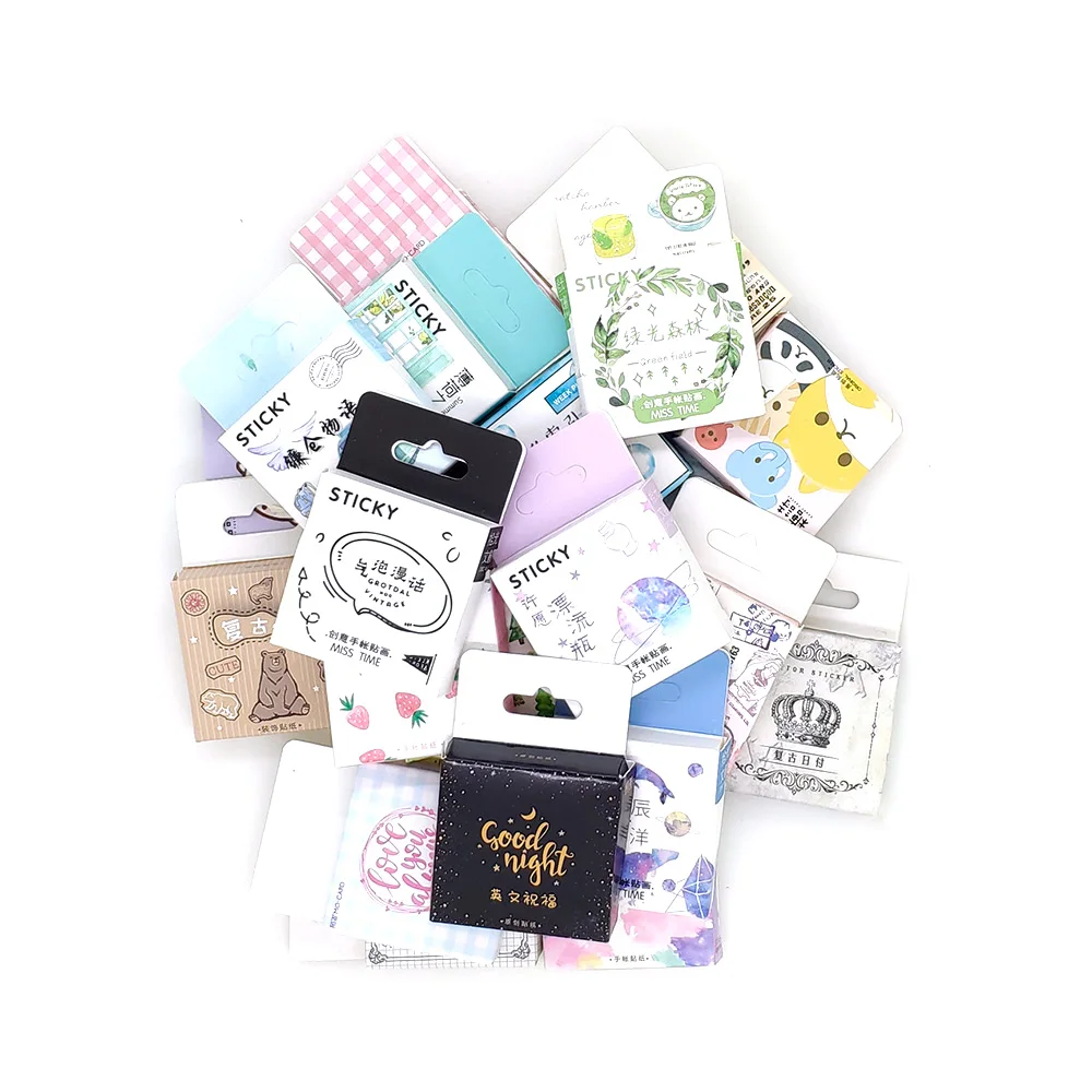 1 коробка наклейки декоративные сделай сам дневник скрапбукинга милые с китами