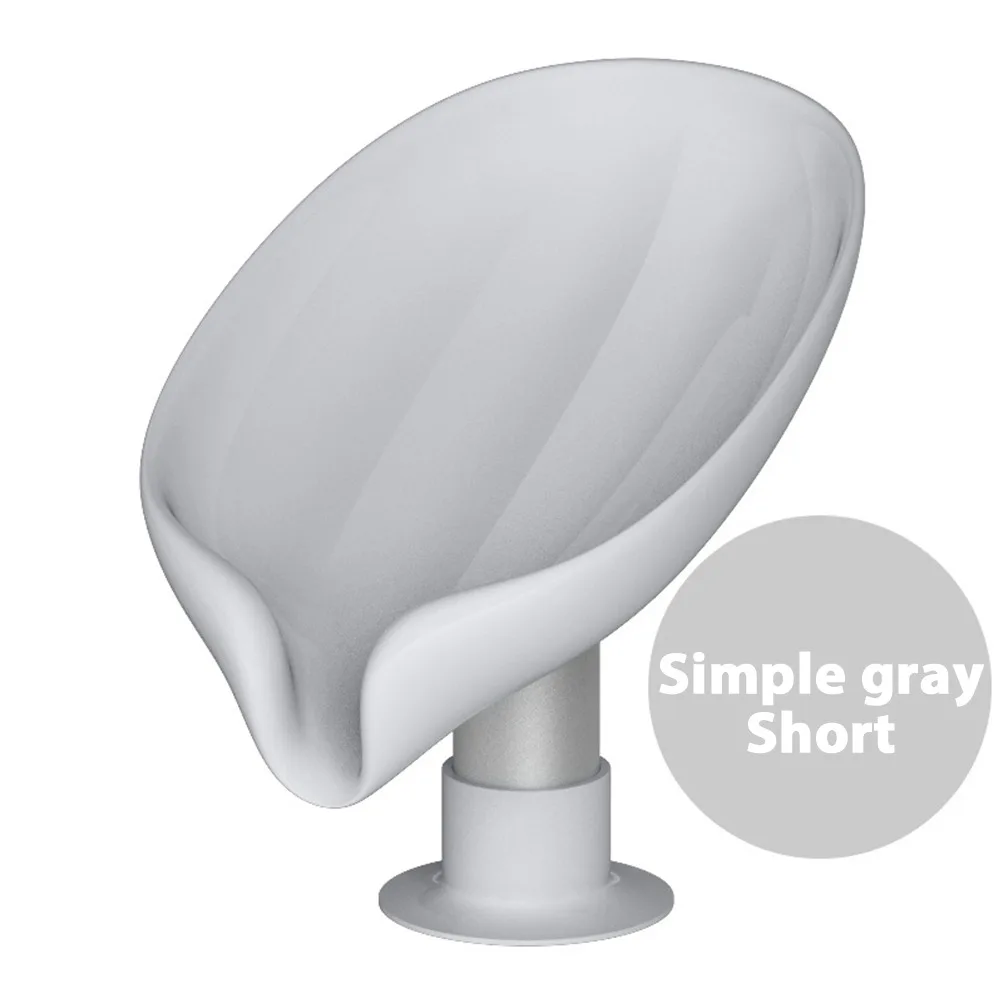 

Leaf Shape Soap Box Drain Soap Holder Box Bathroom Shower Soap Holder sponge Storage Plate Tray Bathroom Supplies Bathroom Gadge