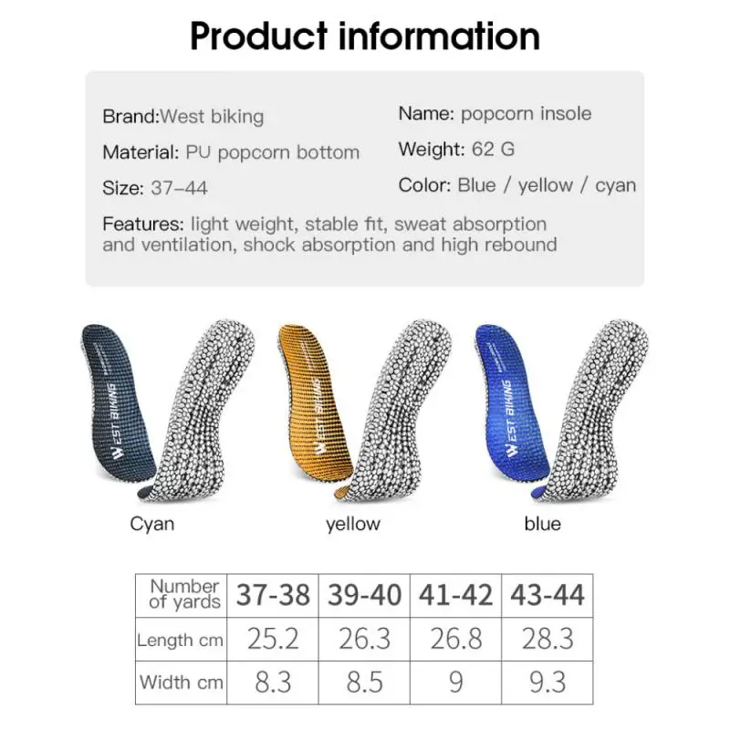 

Unisex PU Sport Insoles 3 Color Breathable Sweat Absorbent Shockproof Sport Shoe Pad Hiking Camping Fitness Equipment Dropship