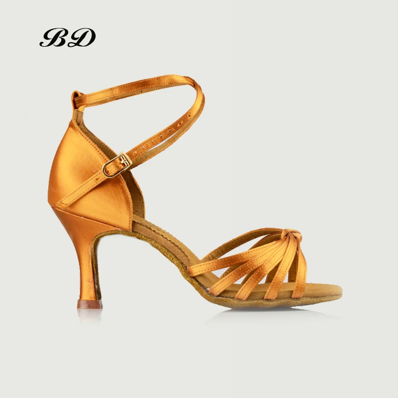 Женские туфли для латиноамериканских танцев BD 210 оригинальные прочные с мягкой