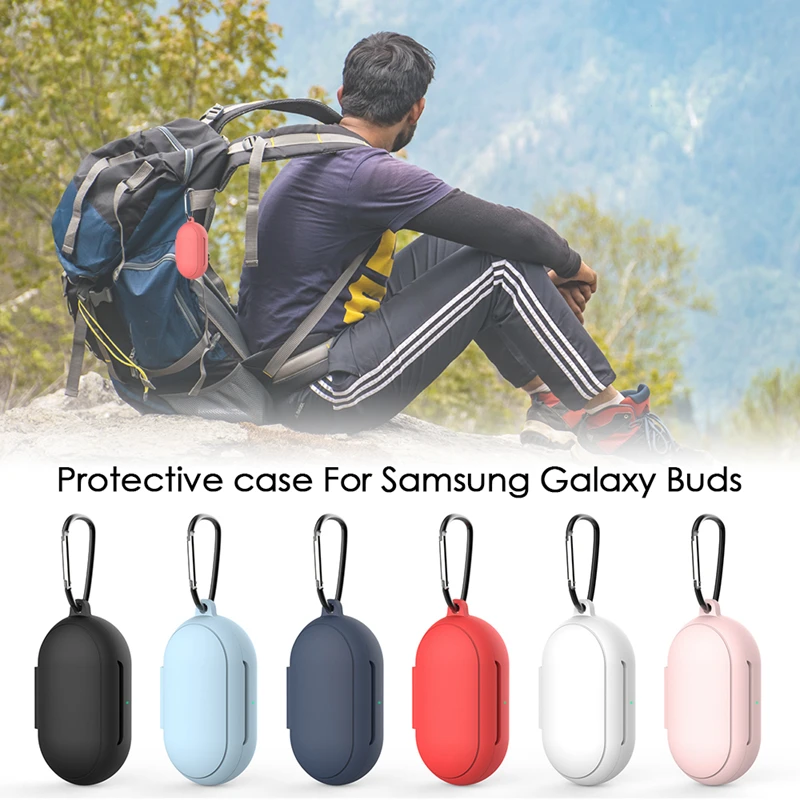Силиконовый чехол для наушников Samsung Galaxy Buds/Buds + противоударный защитный