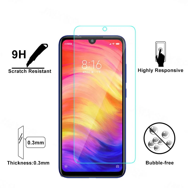 Protective Glass For Xiaomi Redmi Note 7 Pro Tempered Glass For Redmi 7 7A K30 Pro K30i Camera Lens Film Screen Protector Cover