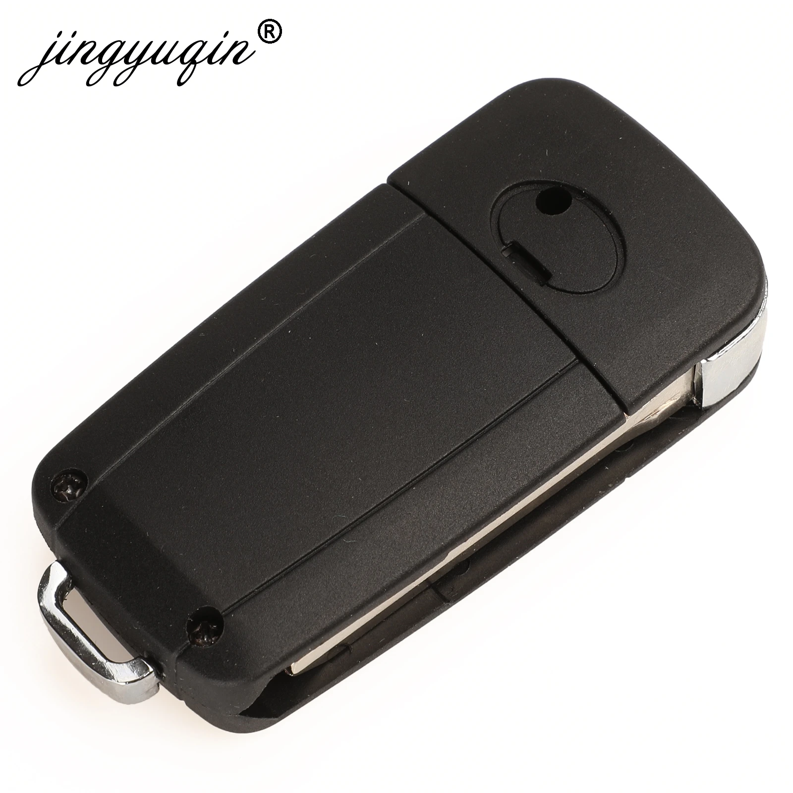 Jingyuqin 3 кнопки Модифицированная откидная оболочка ключа дистанционного управления для Toyota Camry Prado Highlander Yaris Vios складной чехол для автомобиля TOY43