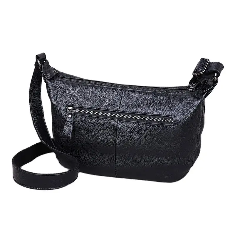 Модная женская сумка на плечо из натуральной кожи роскошная вместительная