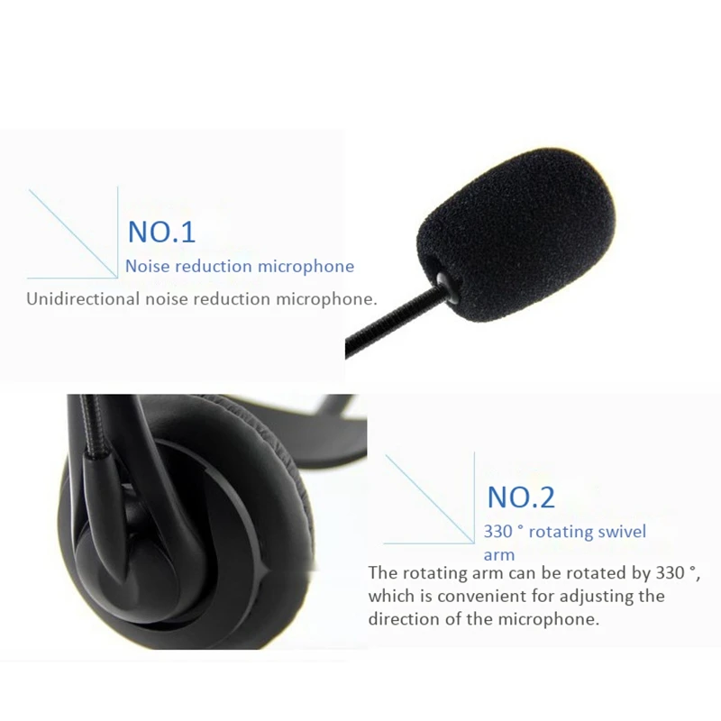 

Single-Sided USB Telephone/Computer Headset with Microphone Noise Cancelling and Volume Controls for Computer Laptop PC.