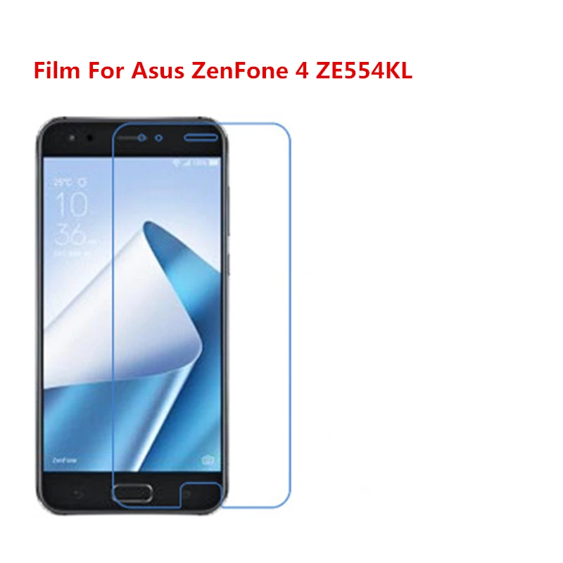 1/2/5/10 шт. ультратонкая прозрачная защитная пленка для HD ЖК-экрана с тканевой пленкой для очистки для Asus ZenFone 4 ZE554KL.