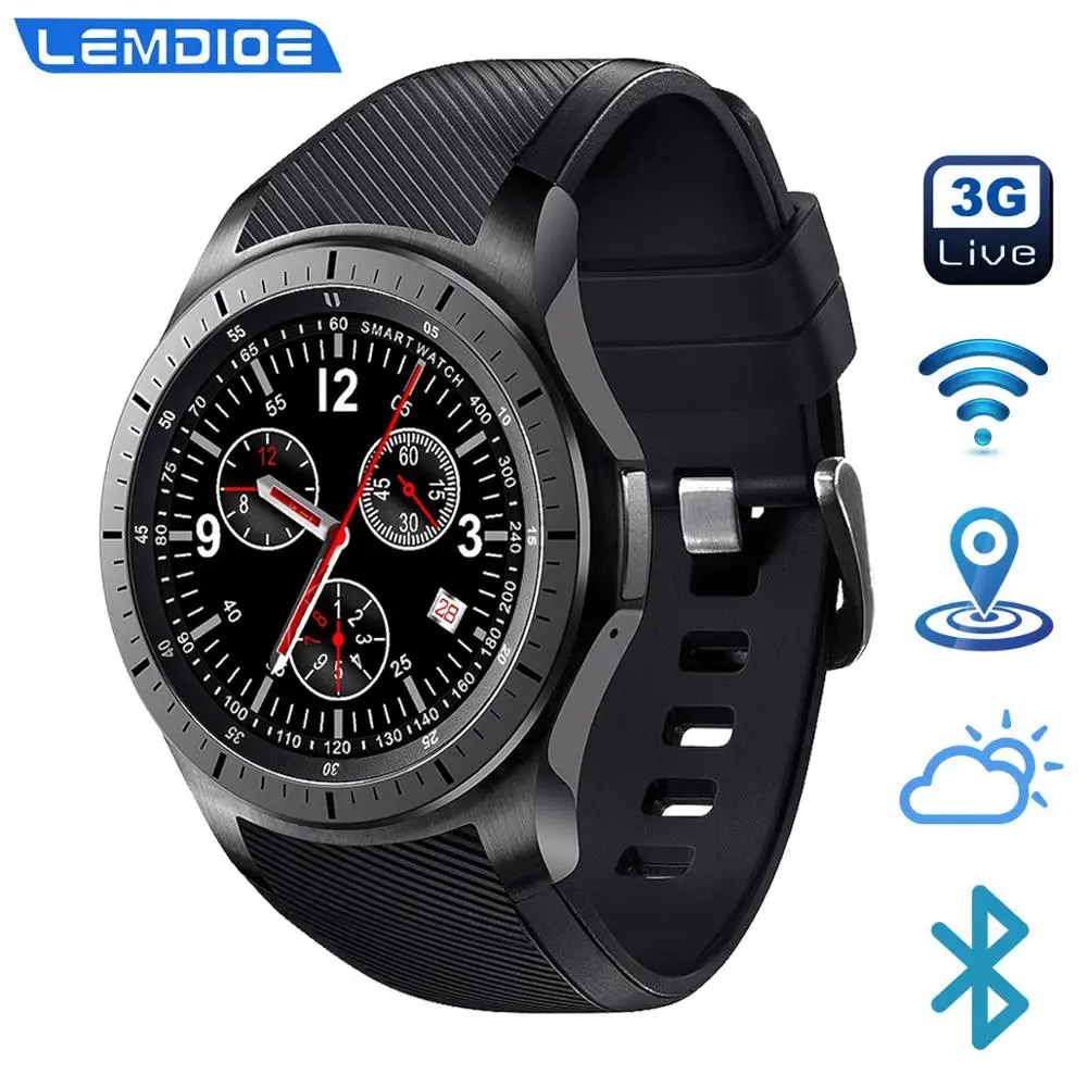Умные часы LF16 3G с Android 5 1 GPS пульсометром ПЗУ 8 ГБ Bluetooth Wi Fi обновлением прогноза