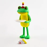genuine japan anime gashapon unlucky frogs cute amphibian animal doll model capsule toys mini cartoon frogs ornament kids gift