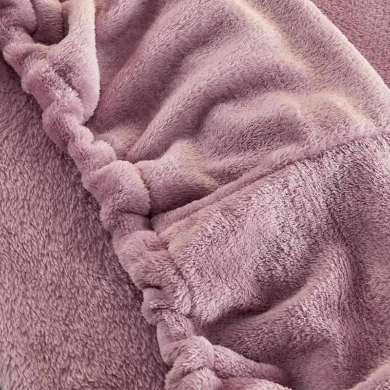 

31 Flannel Bed Sheet Velvet Bed Linen With Elastic Winter Use Warm Elastic Sheet Single Mattress Protecter Sheets