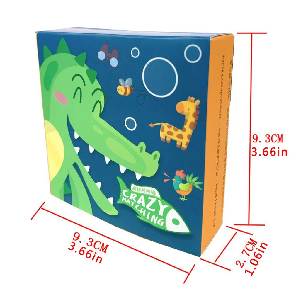 

Crazy Right Children's Educational Toy Card Board Game Parent-child Matching Toys Interactive Board Game