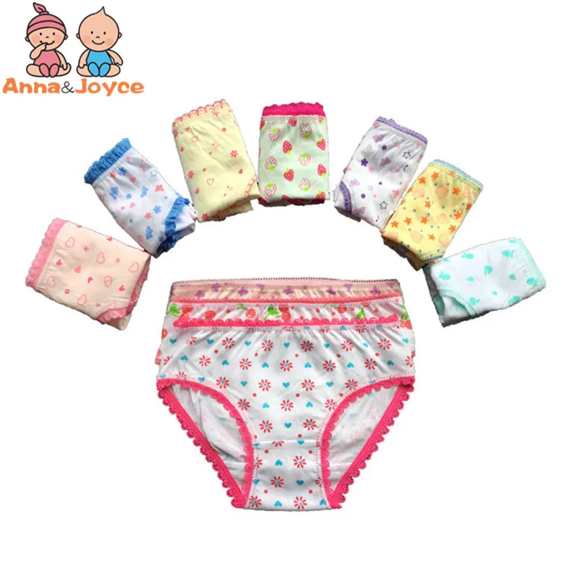 

3 pcs/lot baby kids girls underwear briefs panties short colorful panties children cotton briefs