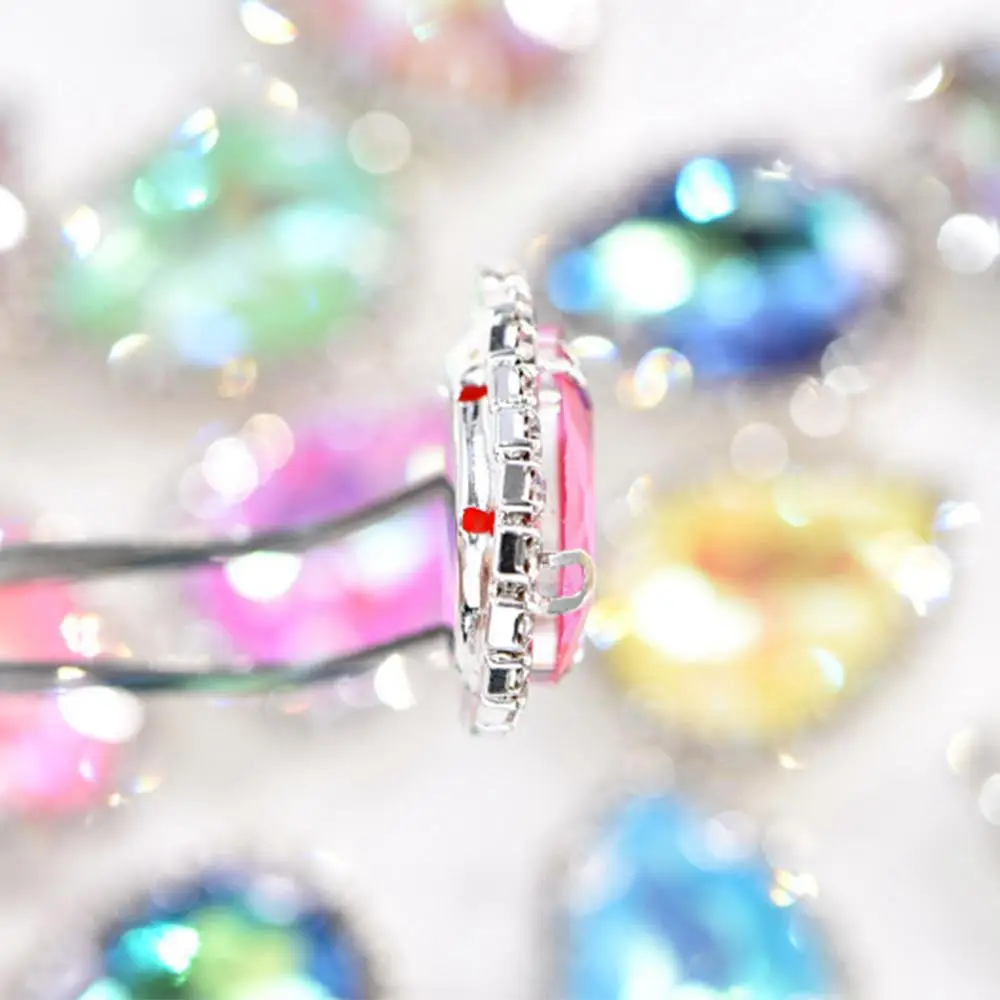 Новый бренд 10 шт. роскошный стеклянный кристалл сверло кружева капли воды стекло