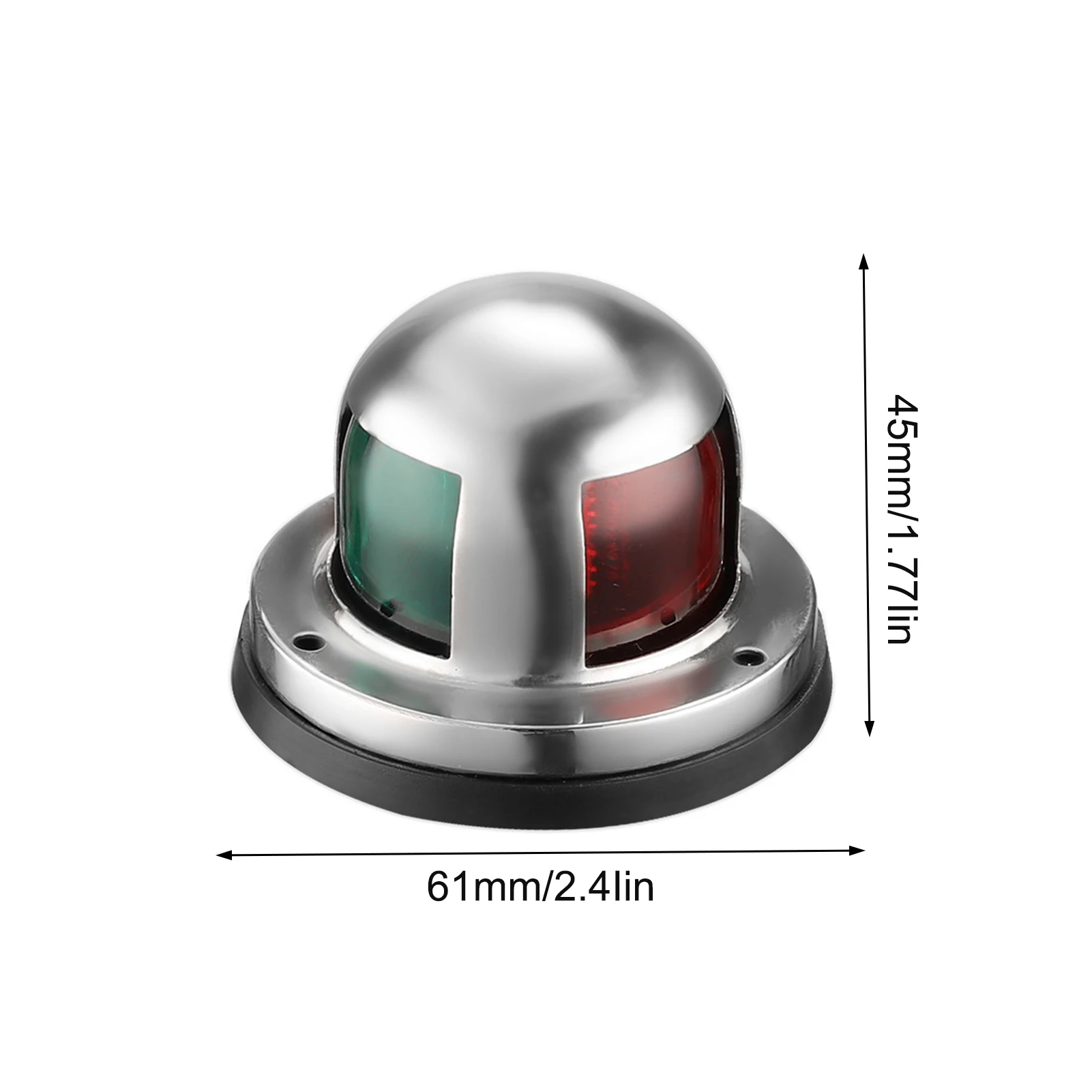 

Waterproof Marine Signal Light LED Warning Lights Stainless Steel Ship Navigation Signal Light Yacht Accessories