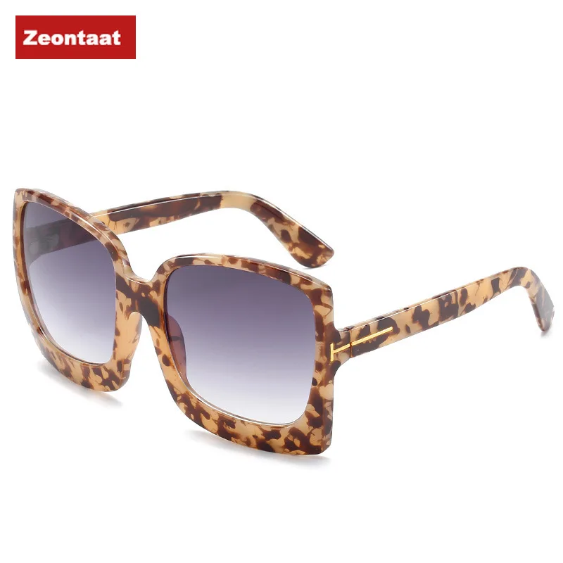 

Zeontaat Thick Frame Square Sunglasses Ladies Sunglasses 2020 New Luxury Vintage Black Sun Glasses Female Glasses Big Frame