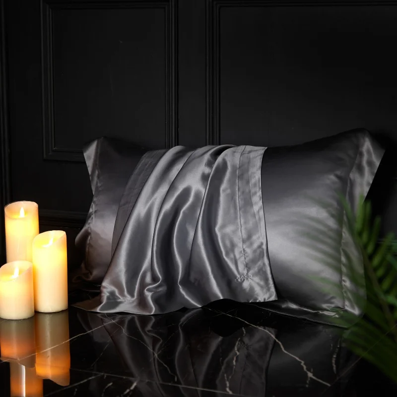 100% шелковые наволочки из тутового шелка 48X74 см 2 шт одноцветные для сна с высоким