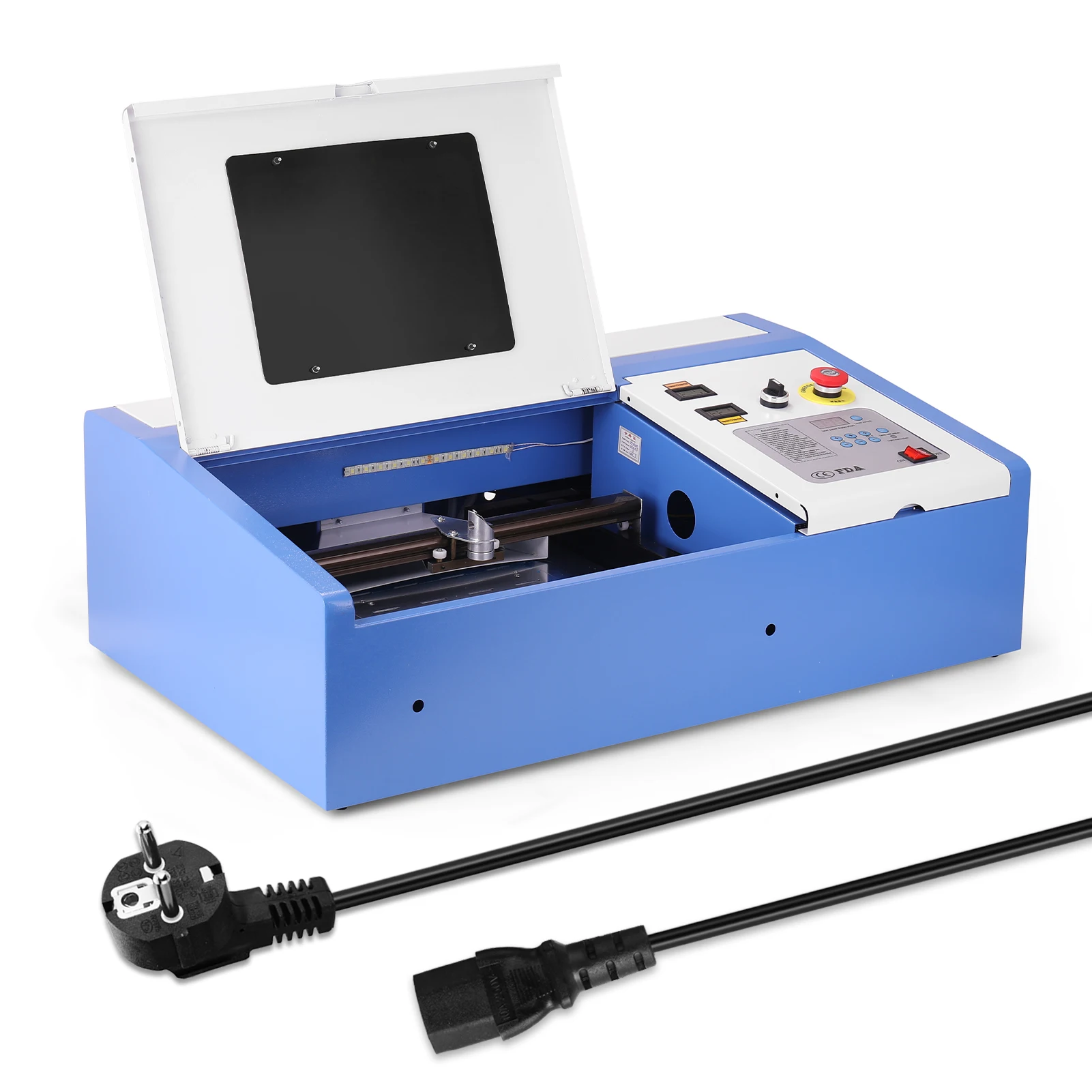 

40W CO2 USB Laser Engraving Cutting Machine for Wood and Plastics Multifunctional Engraver Cutter with Digital Display 220V