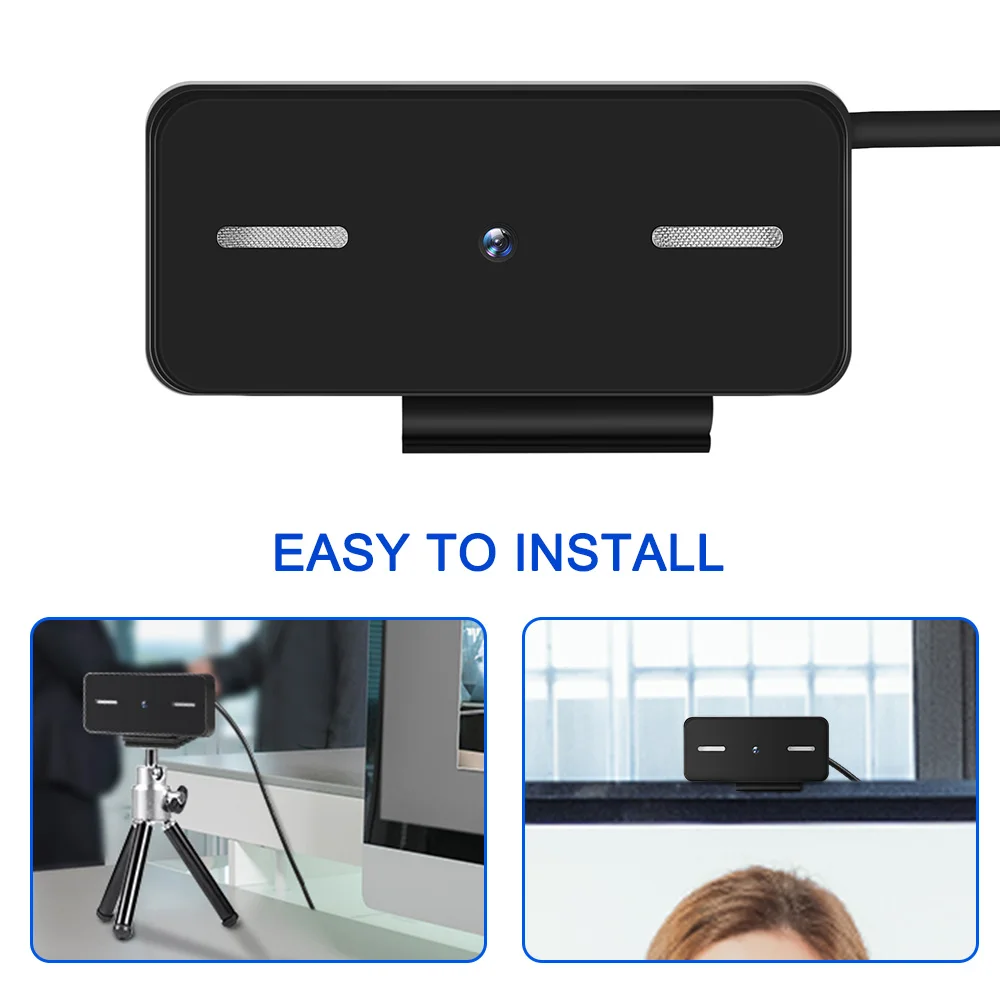 

500w pixel Webcam Mini Computer PC WebCamera with Microphone Rotatable Cameras for Live Broadcast Video Calling Conference Work