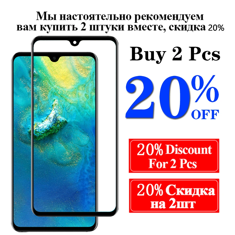 Mate 20 световое защитное стекло на huawei mate 30 lite Полное покрытие протектор экрана huwaei