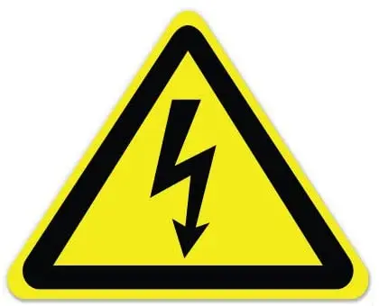 

GT Graphics High Voltage Warning Danger Sign Do Not Enter - 3" Vinyl Sticker - for Car Laptop I-Pad Phone Helmet Hard Hat - Wate