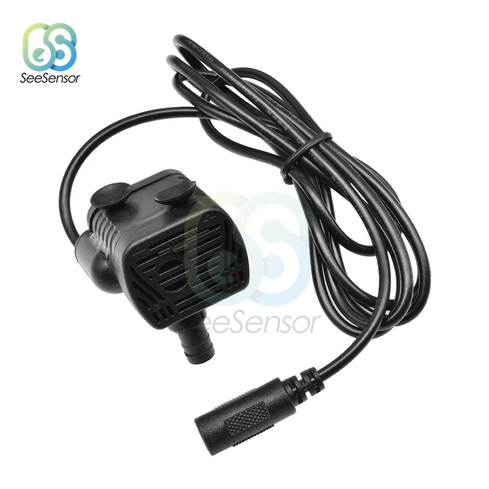 Погружной водяной мини насос для аквариума 200л/ч 1 5 м 3 Вт 12 в пост. Тока|Насосы| |