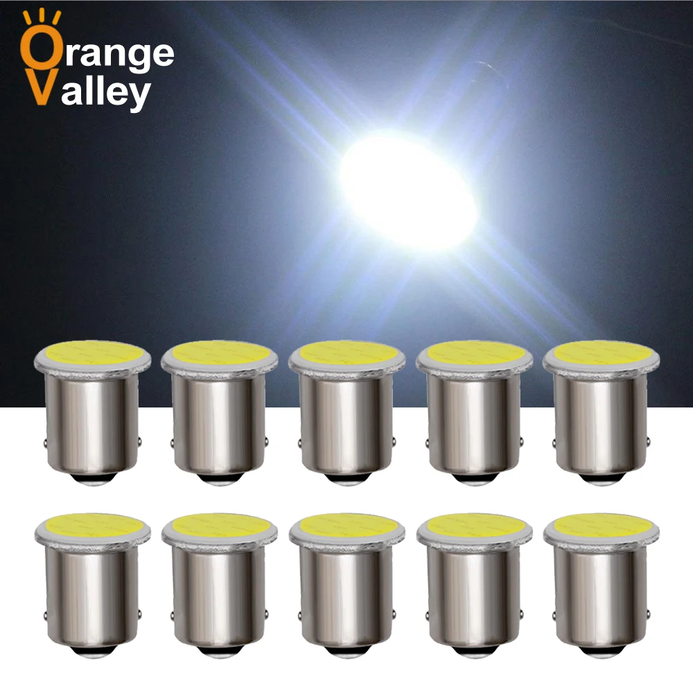 

10X P21W 1157 Bay15d 1156 BA15S P21W светодиодный указатель поворота COB автомобильный интерьерный светильник для парковки заднего тормоза супер яркий