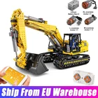 Моторизованный высокотехнологичный грузовик-экскаватор Mold KING 13112 x3-pf грузовик с дистанционным управлением строительные блоки кирпичи игрушки для детей Подарки
