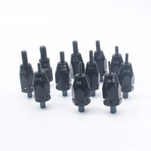 Metric M3-M12  And Imperial 3/16 1/4 5/16 3/8 Screws Pneumatic Nut  Rivet Gun Adapter Head Part for Rivet Guns Tool Accessories