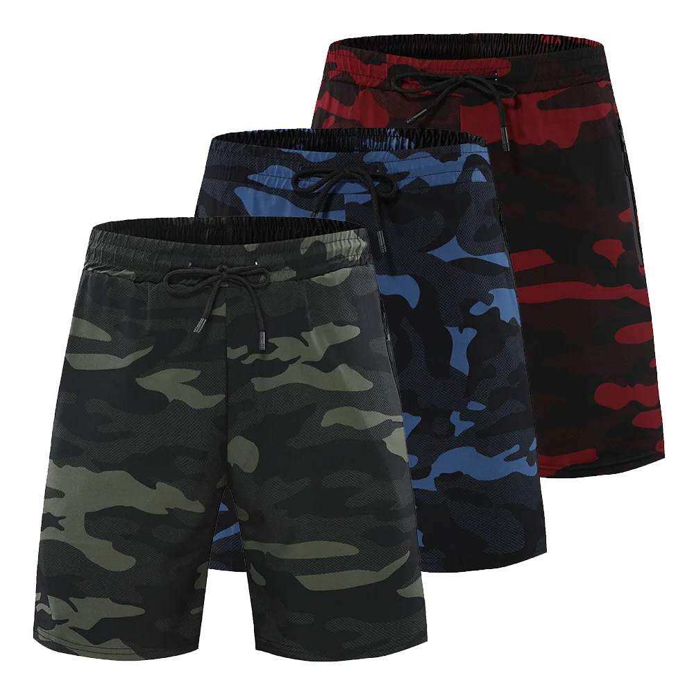 

Summer Camouflage Men's Sports Shorts Quick Drying Fitness Shorts Running Gym Drawstring Basketball Shorts Sweatpants for Men
