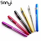 Медицинский фонарик SANYI 50 шт.лот, медицинский фонарик 2 * AAA, светодиодный Рабочий фонарь для осмотра батареи