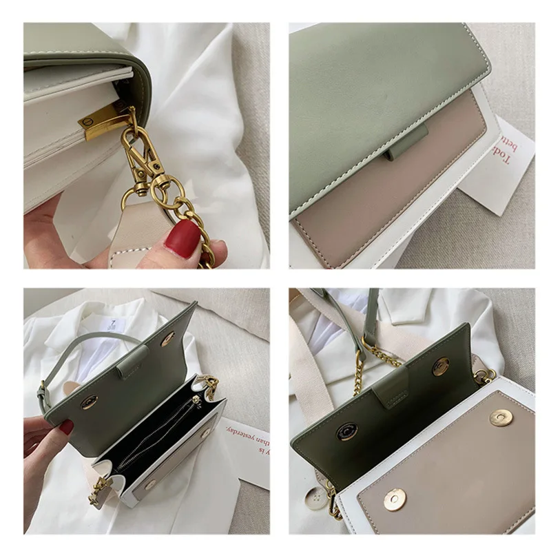 

Broadband female bag 2021 new shoulder bag lady messenger handbag fashion texture small square bag lady bag wallet mobile phone