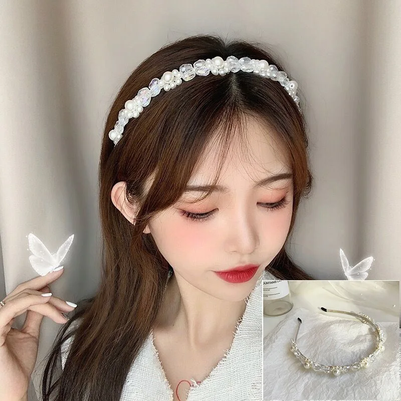 Женская повязка на голову Стразы головной убор высокого качества корейский