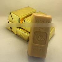 Мыло в форме слитка золота #3