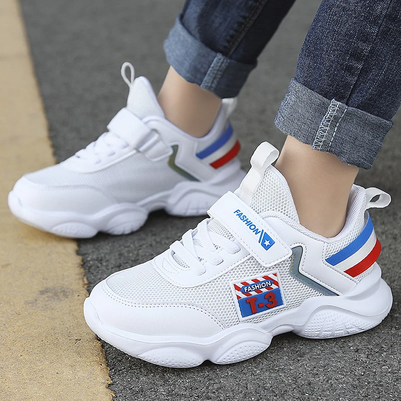2020 Spring Kids Sports Shoes For Boys Sneaker Girl Fashion Comfortable Casual White Children | Спорт и развлечения