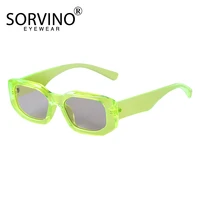 sorvino fashion cat eye sunglasses women rectangle sun glasses 2022 orange clear jelly irregular men shades eyewear uv400 female