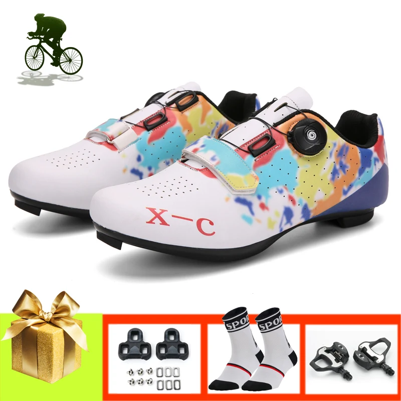 

Pro Bicycle Shoes Women Men Mtb Mountain Bike Sneakers Outdoor Sports Ultralight Zapatillas Ciclismo Self-Locking Spd Road Shoes